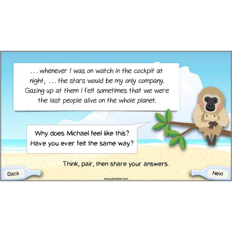 PlanBee Michael Morpurgo Kensuke's Kingdom Planning by PlanBee