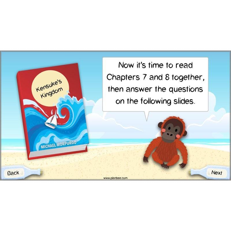 PlanBee Michael Morpurgo Kensuke's Kingdom Planning by PlanBee