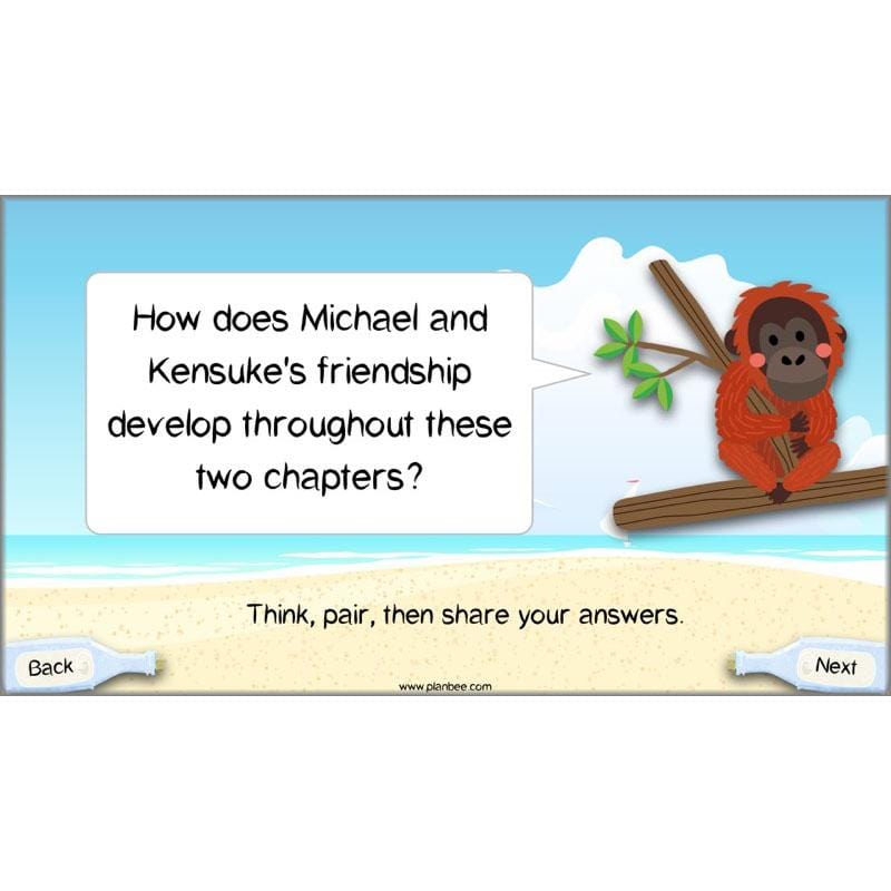 PlanBee Michael Morpurgo Kensuke's Kingdom Planning by PlanBee