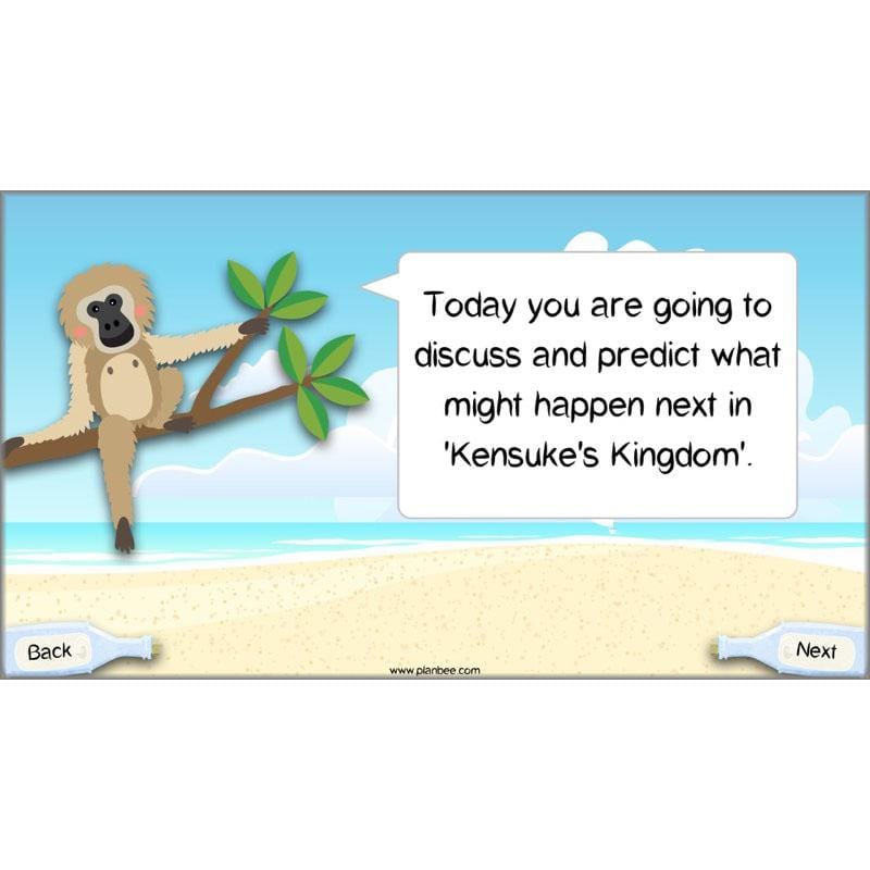 PlanBee Michael Morpurgo Kensuke's Kingdom Planning by PlanBee