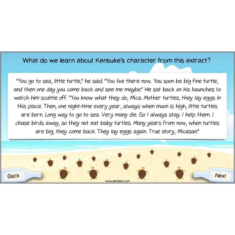 PlanBee Michael Morpurgo Kensuke's Kingdom Planning by PlanBee