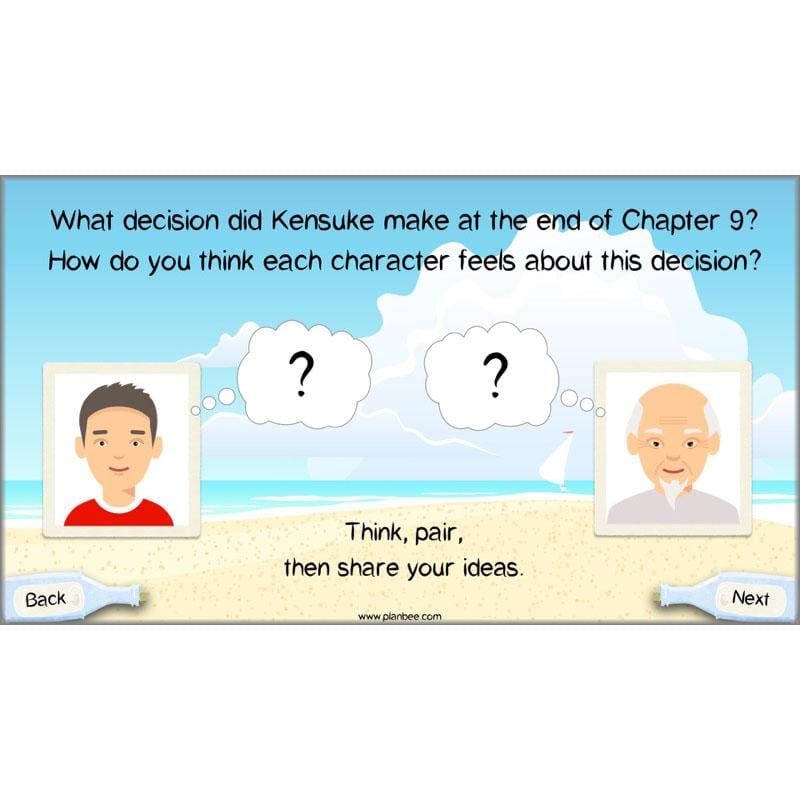 PlanBee Michael Morpurgo Kensuke's Kingdom Planning by PlanBee