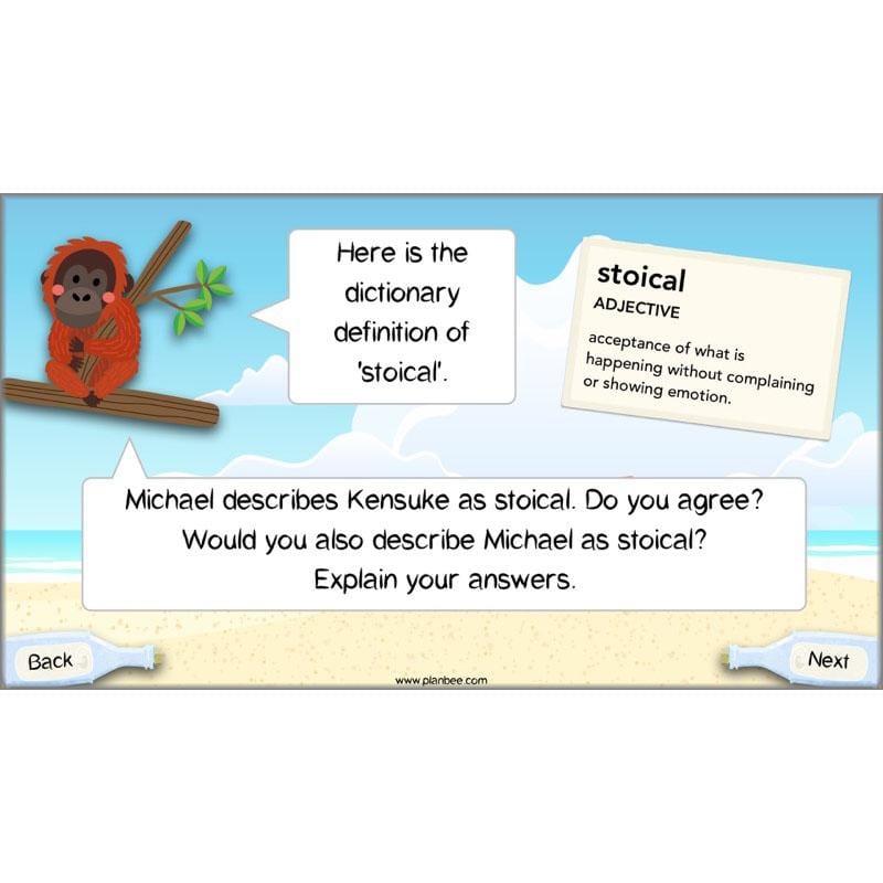 PlanBee Michael Morpurgo Kensuke's Kingdom Planning by PlanBee