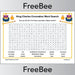 PlanBee FREE King Charles Coronation Word Search by PlanBee