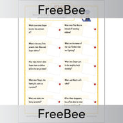 Free Klaus Activity Sheets by PlanBee