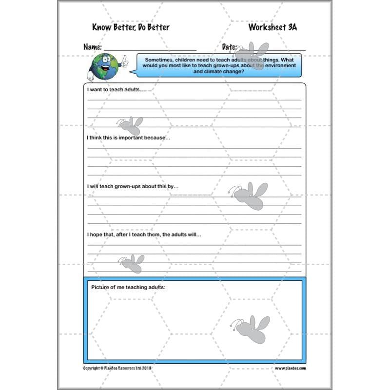 PlanBee Climate Change Worksheets KS2 Lesson | PlanBee