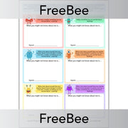 Free Knowing Me, Knowing You Transition Cards by PlanBee