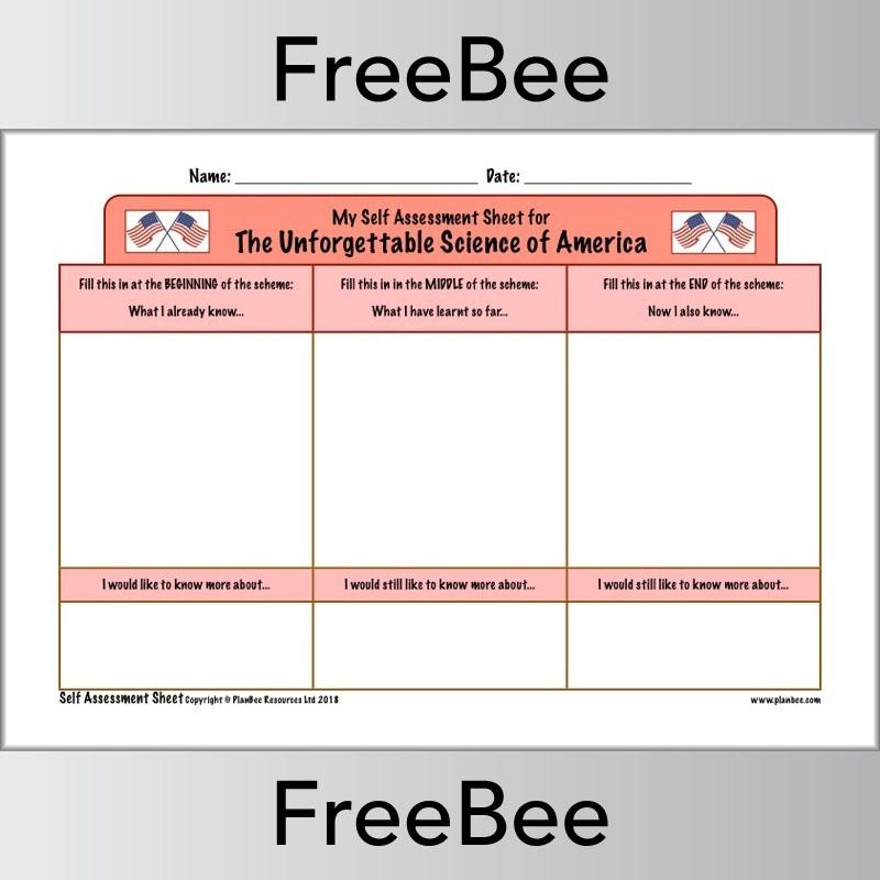 PlanBee Ks2 Science Self Assessment Sheets