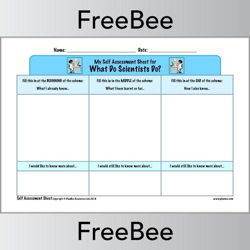 PlanBee Ks2 Science Self Assessment Sheets