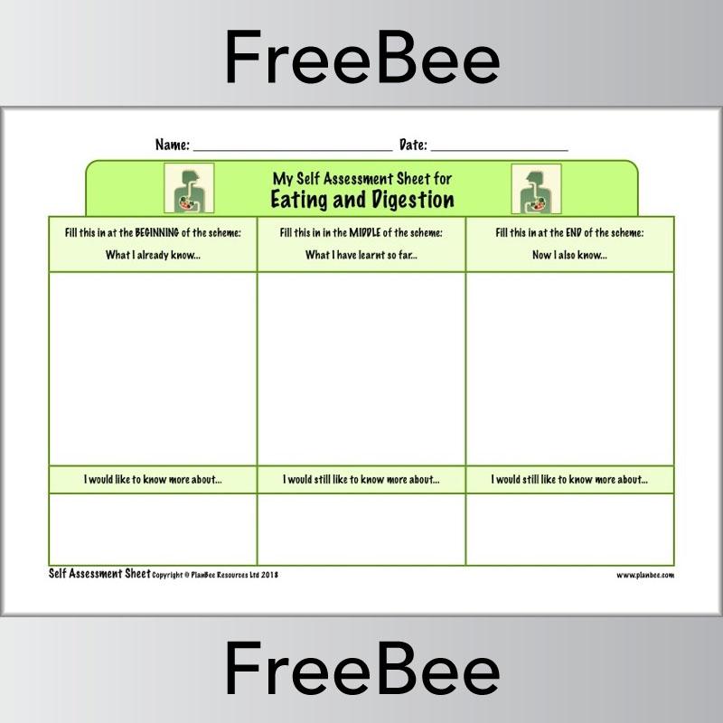 PlanBee Ks2 Science Self Assessment Sheets