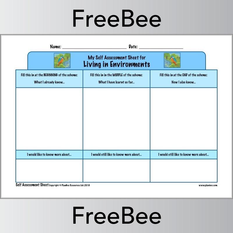 PlanBee Ks2 Science Self Assessment Sheets