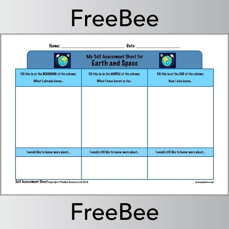 PlanBee Ks2 Science Self Assessment Sheets