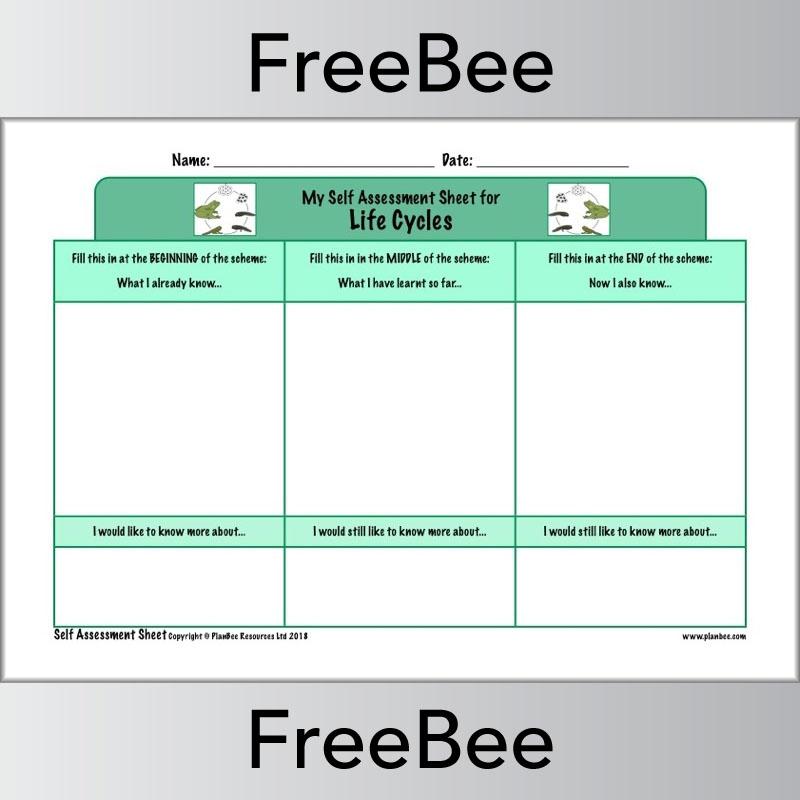 PlanBee Ks2 Science Self Assessment Sheets