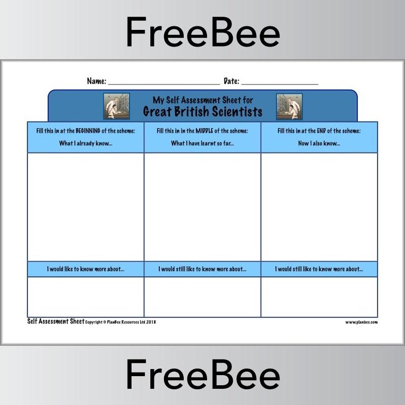 PlanBee Ks2 Science Self Assessment Sheets