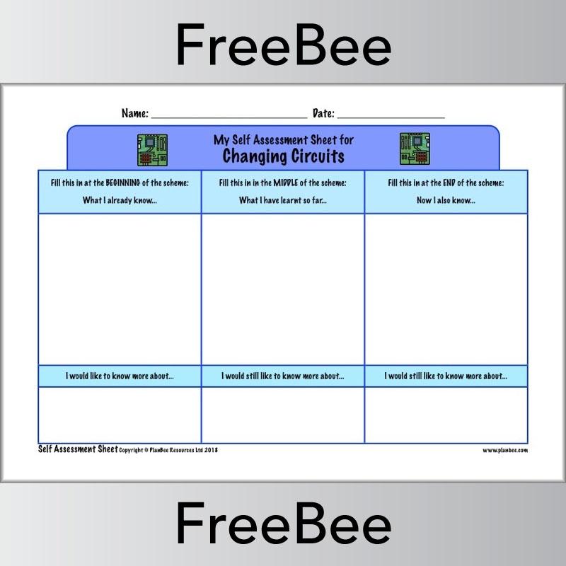 PlanBee Ks2 Science Self Assessment Sheets
