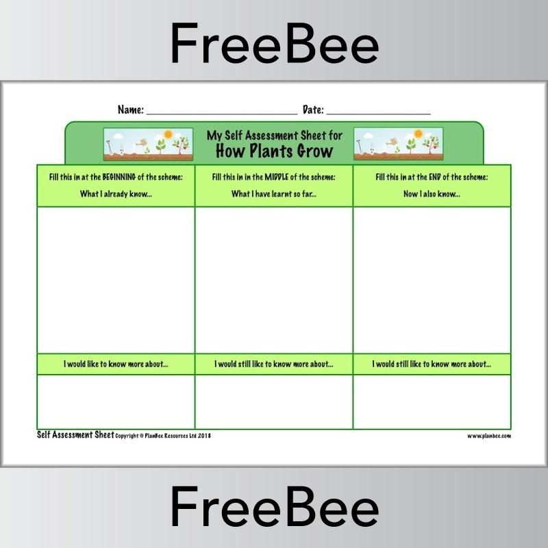 PlanBee Ks2 Science Self Assessment Sheets