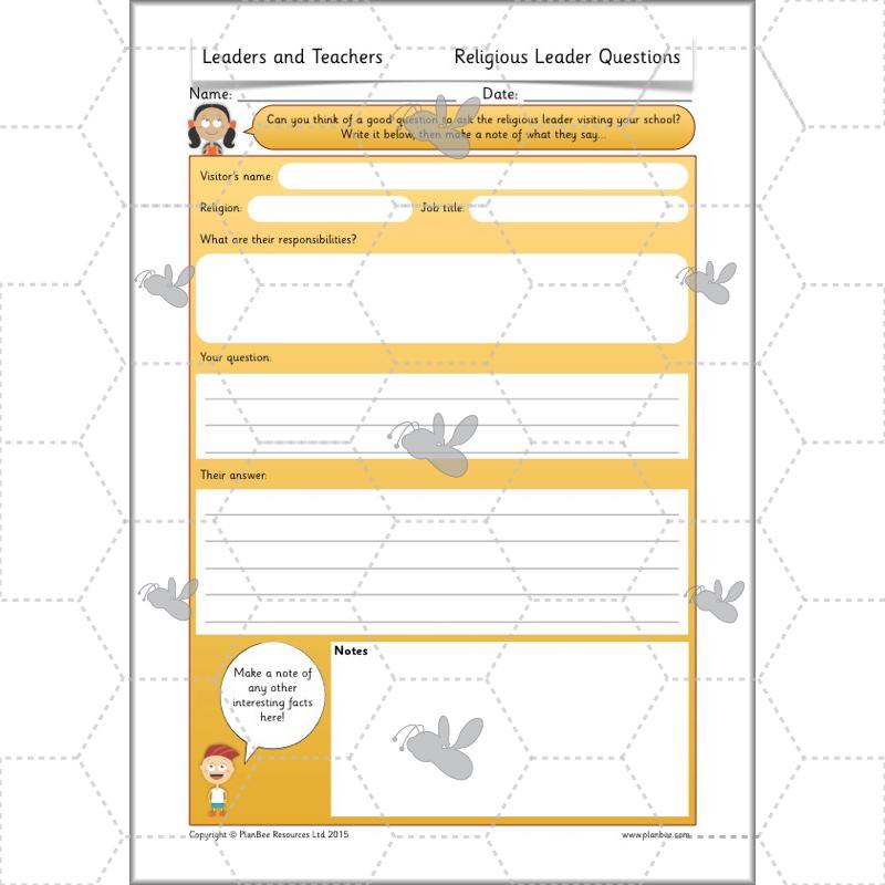 PlanBee Leaders and Teachers - Religious Education | KS1 RE Lessons
