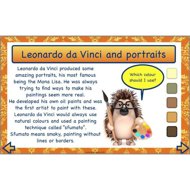 Leonardo da Vinci Art Lessons for KS2 by PlanBee