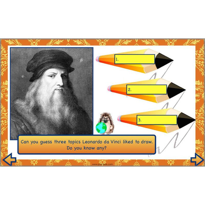 PlanBee Leonardo da Vinci Art Lessons for KS2 by PlanBee