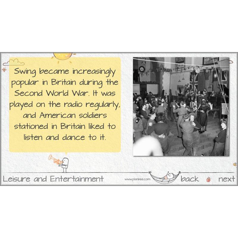 PlanBee Leisure and Entertainment in the 20th Century: KS2 History