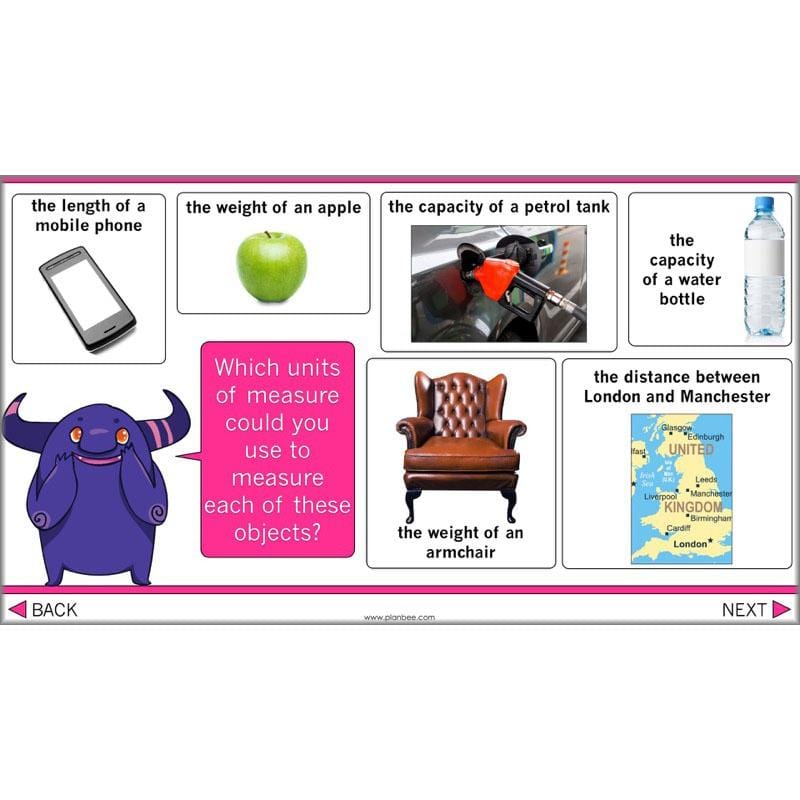 PlanBee Length, Weight & Capacity - Year 5 Maths Planning - Measurement