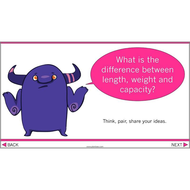 PlanBee Length, Weight & Capacity - Year 5 Maths Planning - Measurement