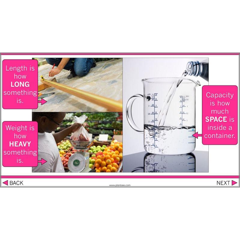 PlanBee Length, Weight & Capacity - Year 5 Maths Planning - Measurement