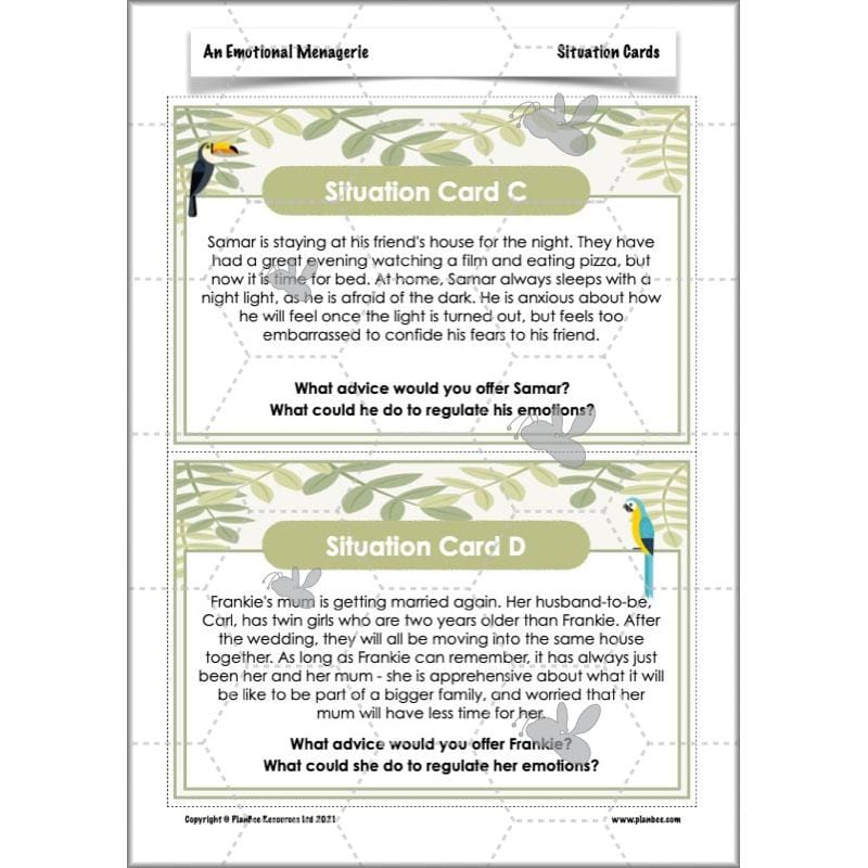 Year 6 Poetry Lessons | An Emotional Menagerie by PlanBee