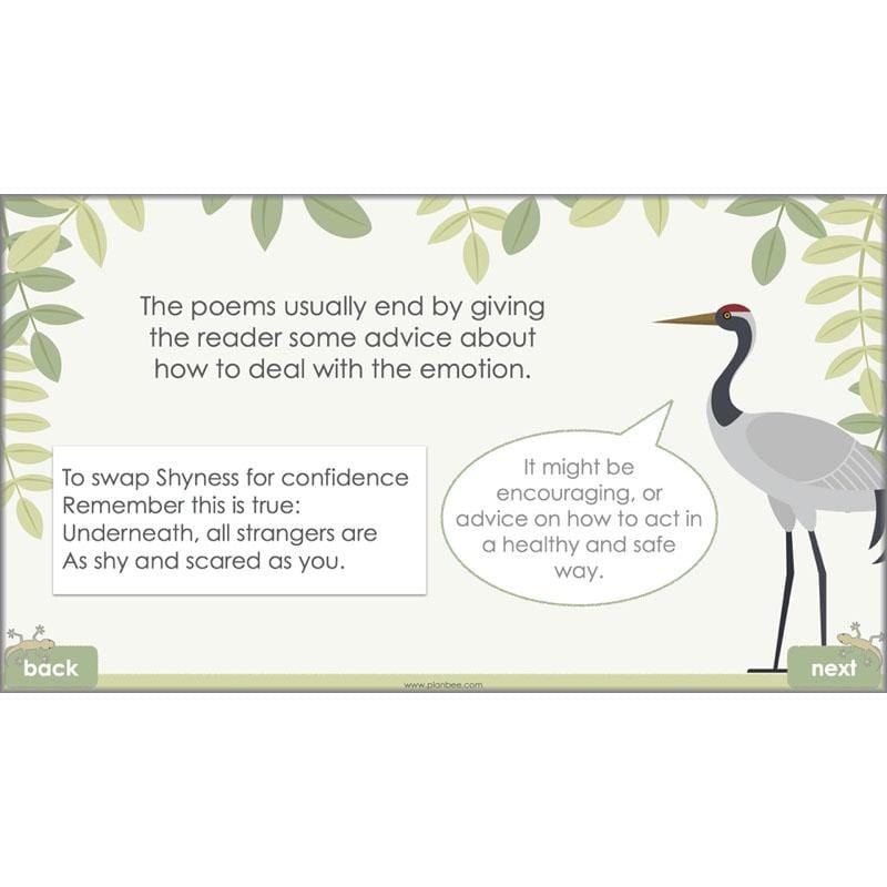 Year 6 Poetry Lessons | An Emotional Menagerie by PlanBee