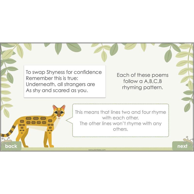 Year 6 Poetry Lessons | An Emotional Menagerie by PlanBee