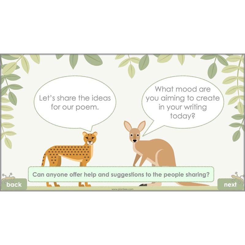 Year 6 Poetry Lessons | An Emotional Menagerie by PlanBee	