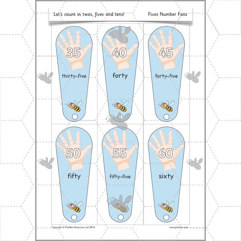PlanBee Let’s count in twos, fives and tens - KS1 Year 1 Maths