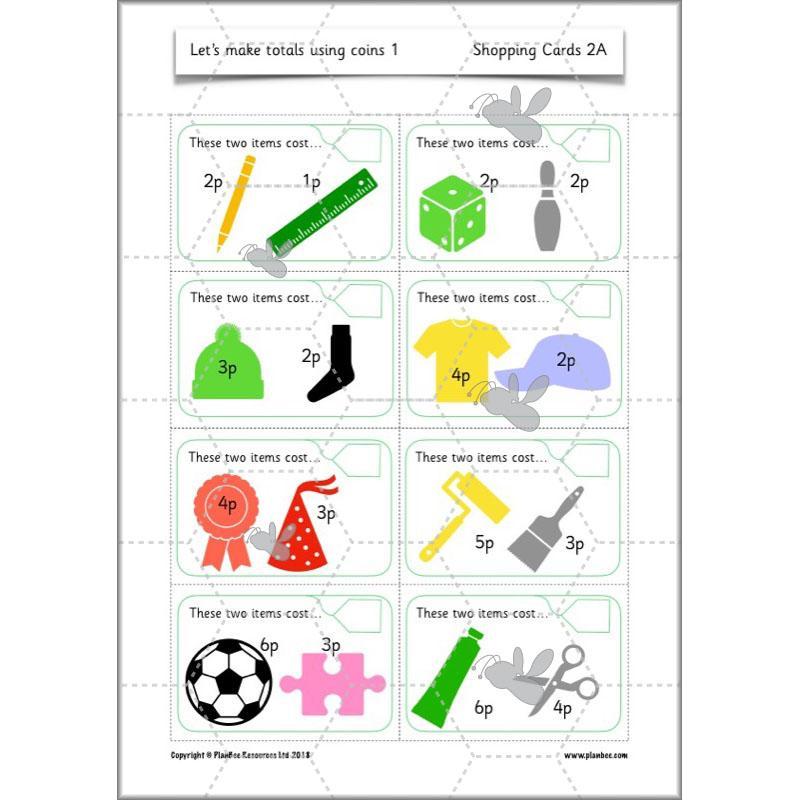 PlanBee Let’s make totals using coins 1 -  Year 1 Key Stage 1 Maths plans