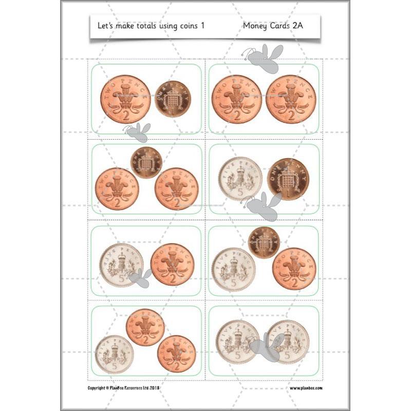 PlanBee Let’s make totals using coins 1 -  Year 1 Key Stage 1 Maths plans