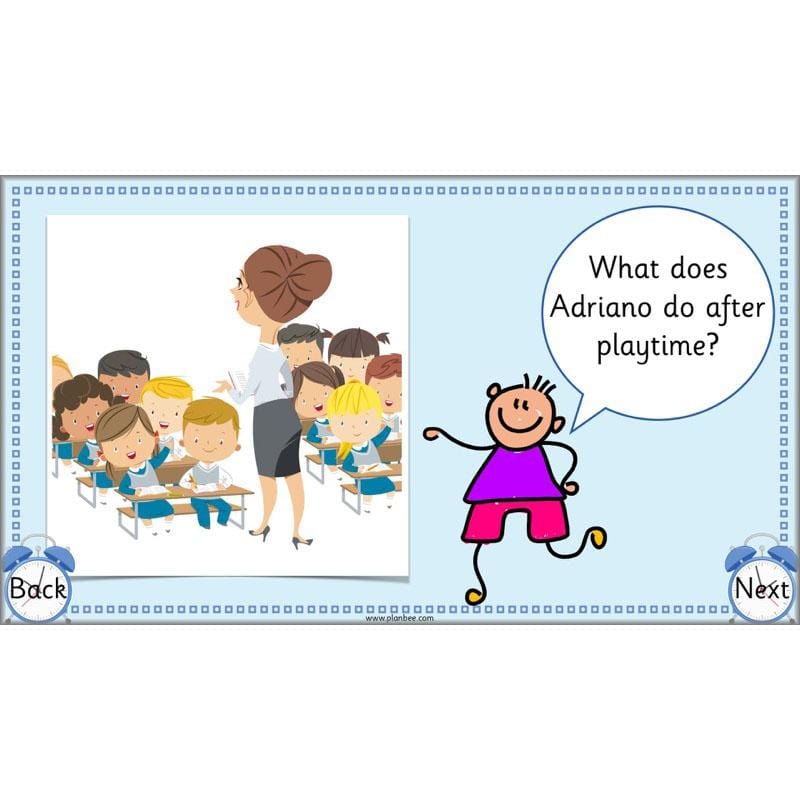 PlanBee Time Language Year 1 Maths lesson | KS1 Maths Plans