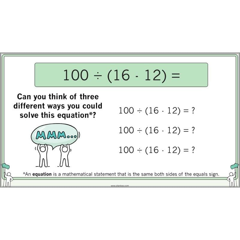 PlanBee Let's Calculate - Year 5 Problem-solving Plans and Resources PlanBee