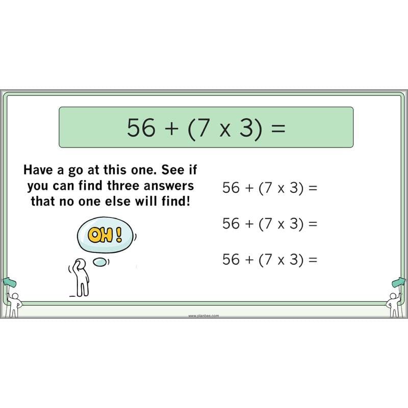 PlanBee Let's Calculate - Year 5 Problem-solving Plans and Resources PlanBee