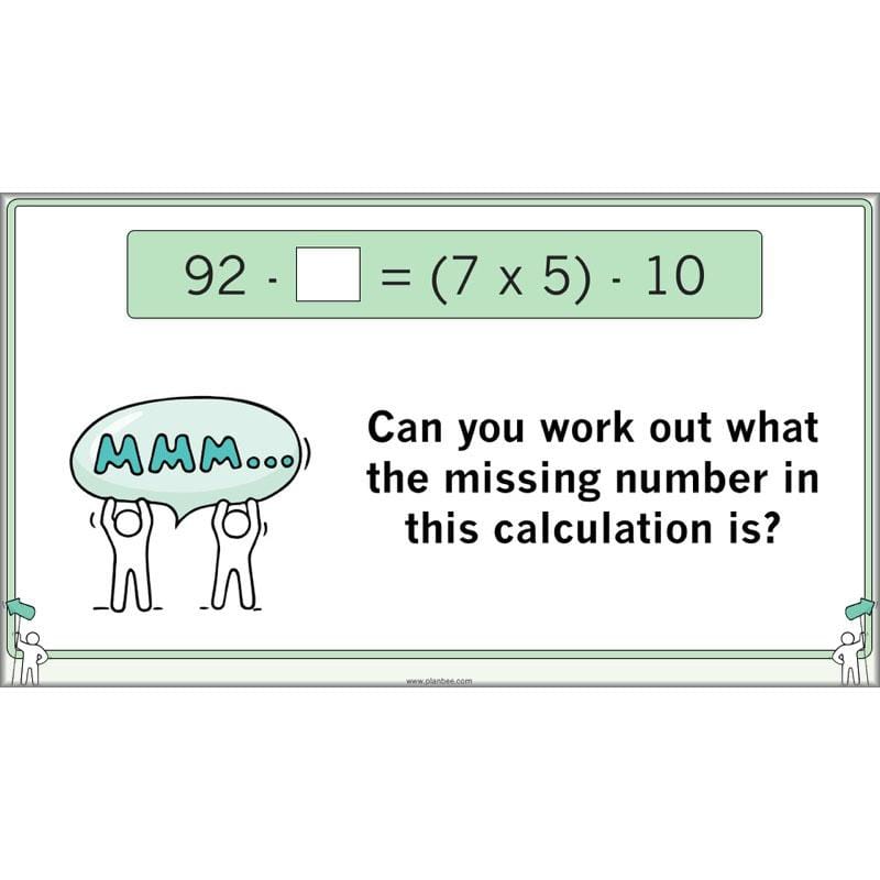 PlanBee Let's Calculate - Year 5 Problem-solving Plans and Resources PlanBee