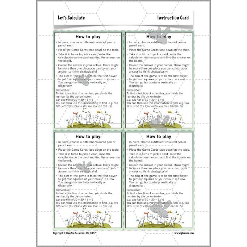 PlanBee Let's Calculate - Year 5 Problem-solving Plans and Resources PlanBee