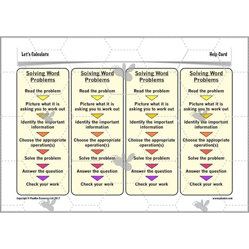 PlanBee Let's Calculate - Year 5 Problem-solving Plans and Resources PlanBee