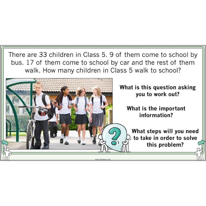 PlanBee Let's Calculate - Year 5 Problem-solving Plans and Resources PlanBee