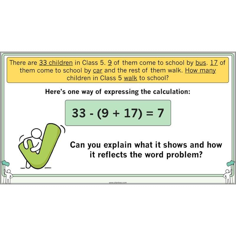 PlanBee Let's Calculate - Year 5 Problem-solving Plans and Resources PlanBee