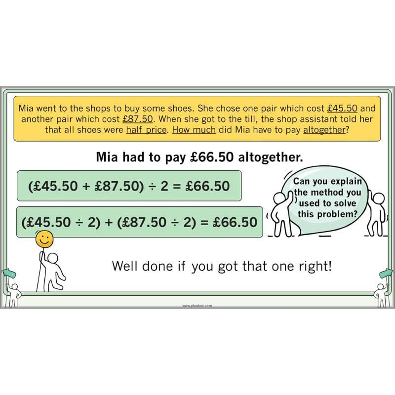 PlanBee Let's Calculate - Year 5 Problem-solving Plans and Resources PlanBee