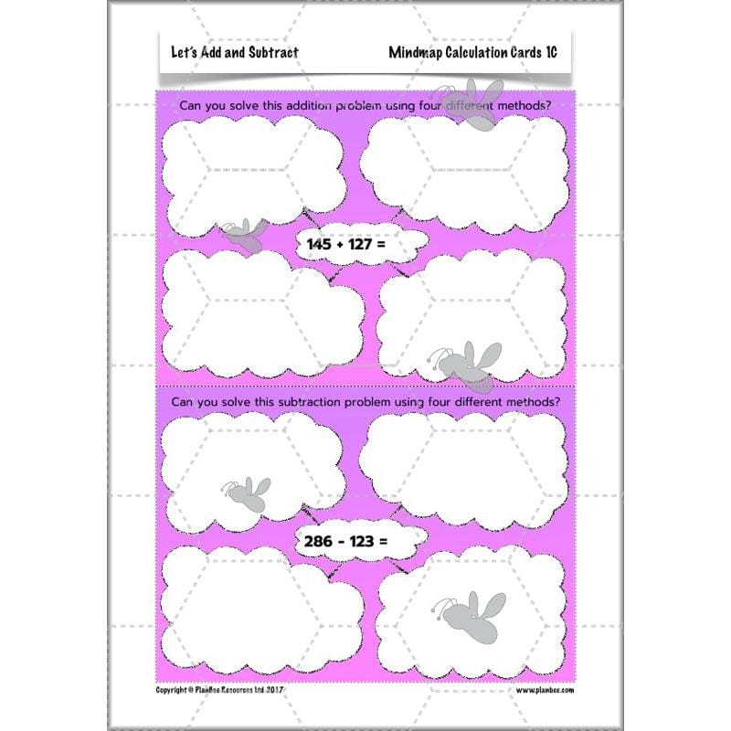 PlanBee Let's Add and Subtract: Maths Lesson Plans and Resources Year 3
