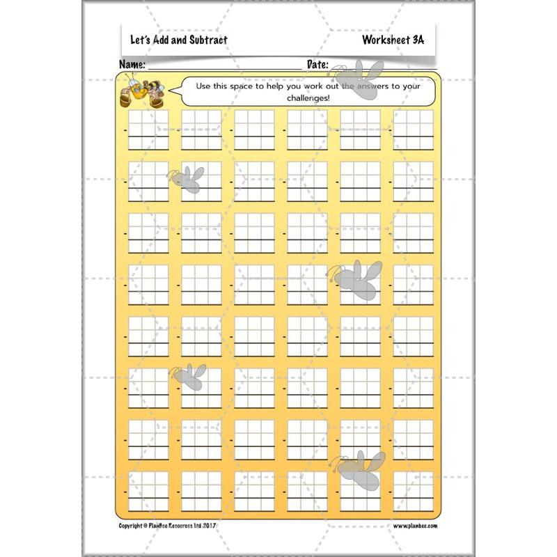 PlanBee Let's Add and Subtract: Maths Lesson Plans and Resources Year 3