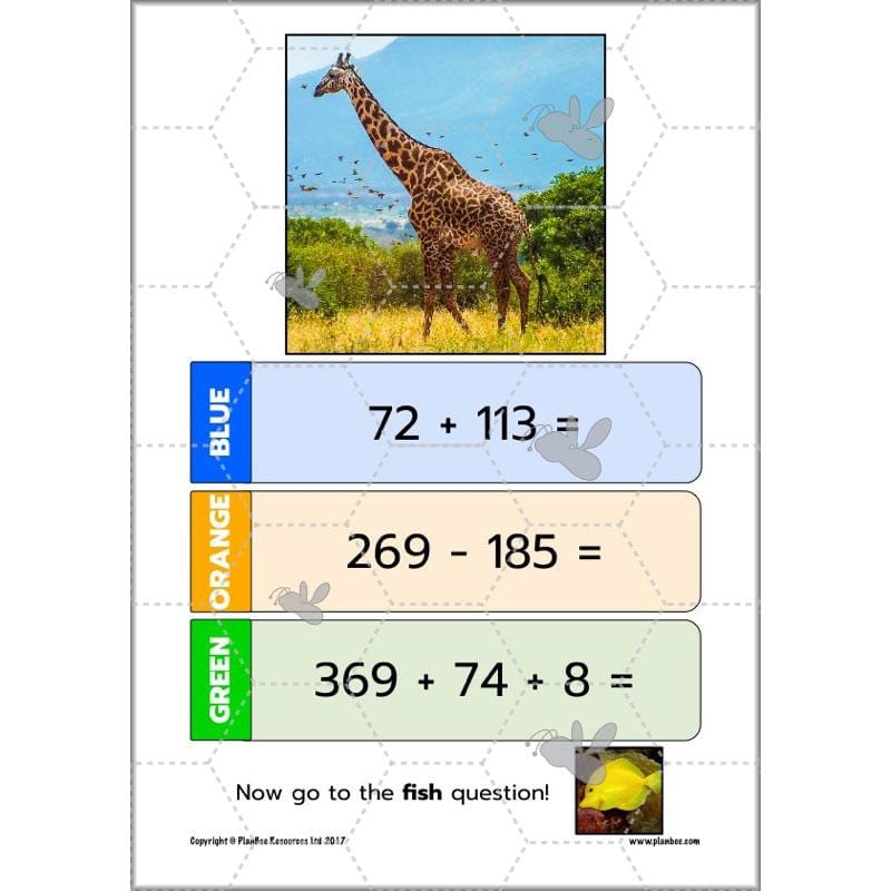 PlanBee Let's Add and Subtract: Maths Lesson Plans and Resources Year 3