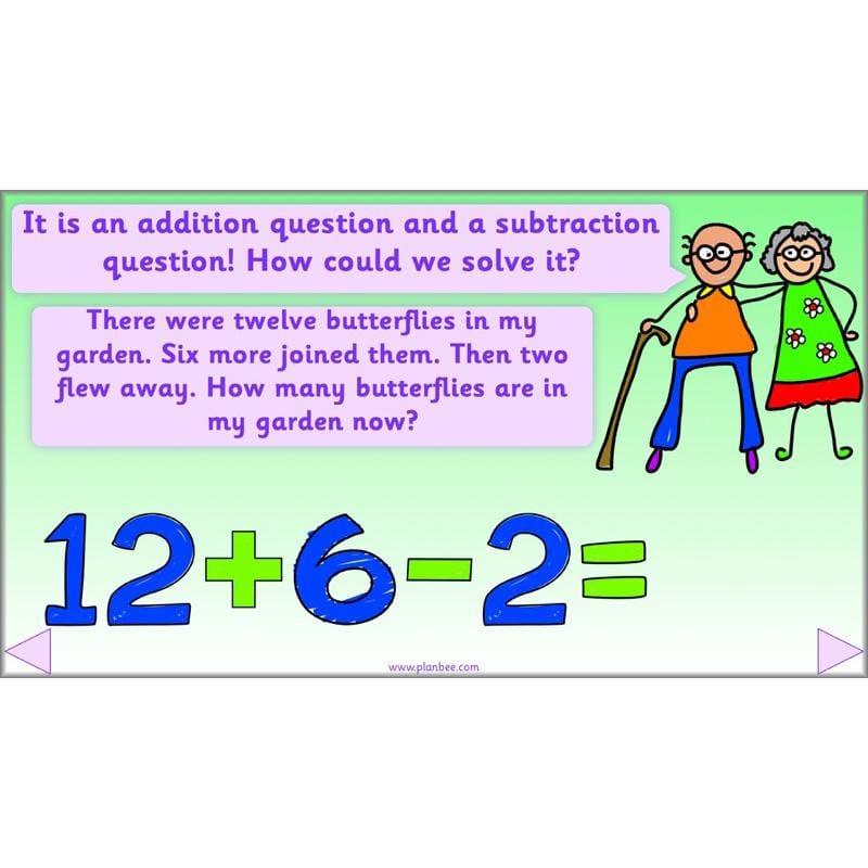 PlanBee Let’s add and subtract objects - KS1 maths number plans