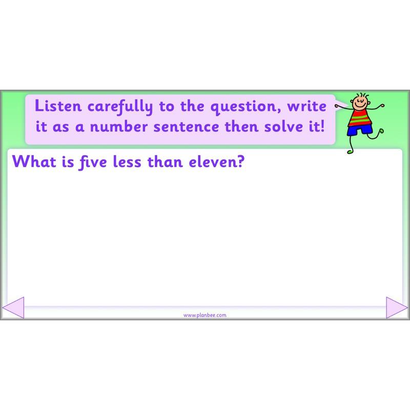 PlanBee Let’s add and subtract objects - KS1 maths number plans