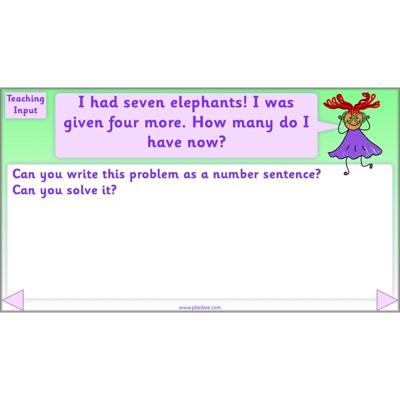 PlanBee Let’s add and subtract objects - KS1 maths number plans