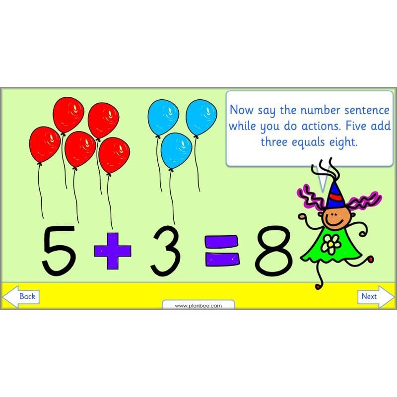PlanBee Year 1 Addition to 20 Adding Objects Maths by PlanBee